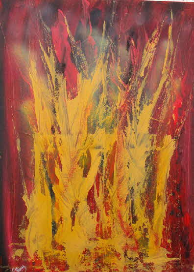Flame of passion 50 x 70 cm 2019